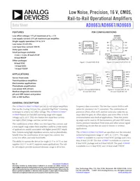 AD8663ACPZ-REEL數據表 封面