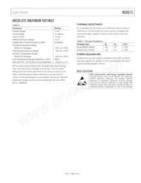 AD8675ARZ-REEL Datasheet Pagina 5