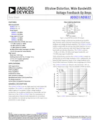 AD9631AR-REEL7數據表 封面