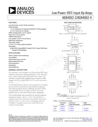 ADA4062-2BRZ-RL Datenblatt Cover