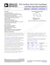 ADA4084-4ACPZ-RL Datasheet Cover