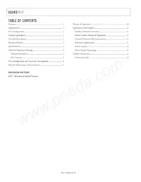 ADA4311-1ARHZ-RL Datasheet Pagina 2