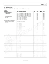 ADA4311-1ARHZ-RL Datasheet Pagina 3