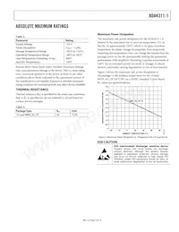 ADA4311-1ARHZ-RL Datenblatt Seite 5