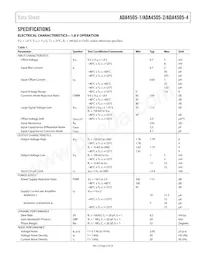 ADA4505-1ACBZ-RL Datasheet Page 3