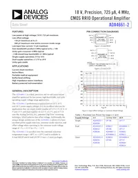 ADA4661-2ACPZ-RL Datenblatt Cover