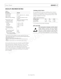 ADA4661-2ACPZ-RL Datasheet Page 9