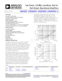 ADA4692-2ACPZ-RL Datasheet Cover