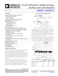 ADA4805-2ACPZ-R2 Datenblatt Cover