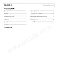 ADA4805-2TRMZ-EPR7 Datasheet Pagina 2