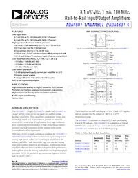 ADA4807-4ARUZ-R7 Datasheet Copertura