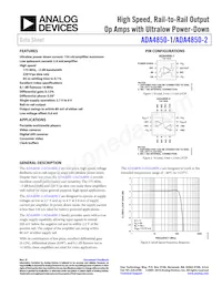 ADA4850-1YCPZ-RL Datasheet Cover