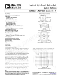 ADA4851-1YRJZ-RL Datenblatt Cover