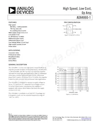 ADA4860-1YRJZ-R2 Datenblatt Cover