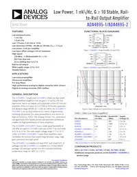 ADA4895-1ARJZ-RL Datenblatt Cover