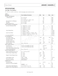 ADA4895-1ARJZ-RL Datasheet Pagina 3