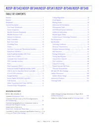 ADBF549WBBCZ5M03 Datasheet Page 2