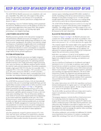 ADBF549WBBCZ5M03 Datasheet Page 4