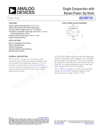 ADCMP391ARZ-RL7 Datenblatt Cover