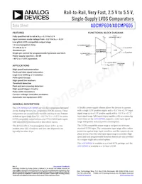 ADCMP605BCPZ-R2數據表 封面