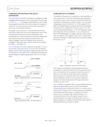 ADCMP605BCPZ-R2 Datasheet Page 11