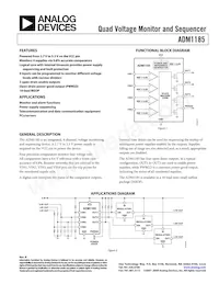 ADM1185ARMZ-1REEL7 Datasheet Copertura