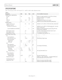 ADM1260ACPZ-RL7 Datasheet Pagina 5