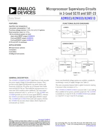 ADM809-5SARTZ-RL7 Datasheet Cover