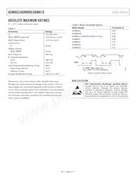 ADM809-5SARTZ-RL7 Datasheet Page 4