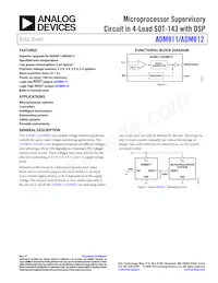 ADM812ZART-REEL7 Datenblatt Cover