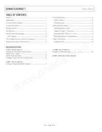 ADM8617YAYAKSZ-RL7 Datasheet Pagina 2