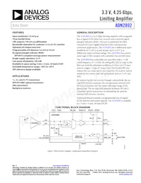 ADN2892ACPZ-RL7數據表 封面