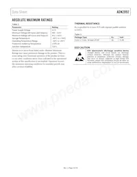 ADN2892ACPZ-RL7 Datenblatt Seite 5