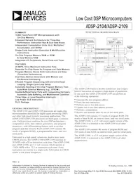 ADSP-2104BPZ-80 Datasheet Copertura