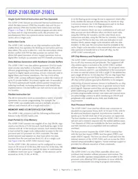 ADSP-21061LKB-160 Datasheet Page 4