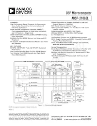 ADSP-21065LCCAZ240 Datenblatt Cover