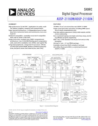 ADSP-21160NKB-100數據表 封面