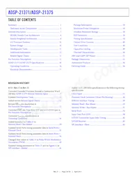 ADSP-21375BSWZ-2B Datasheet Pagina 2