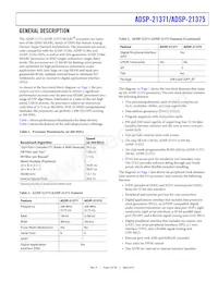 ADSP-21375BSWZ-2B Datasheet Pagina 3