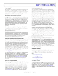 ADSP-21375BSWZ-2B Datasheet Pagina 11