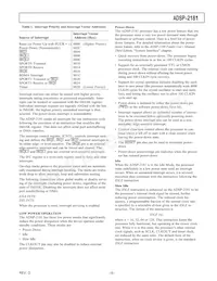 ADSP-2181KSTZ-160 Datasheet Pagina 5