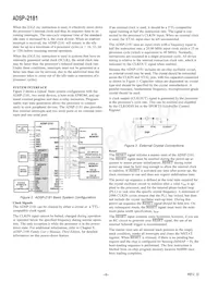 ADSP-2181KSTZ-160 Datasheet Pagina 6