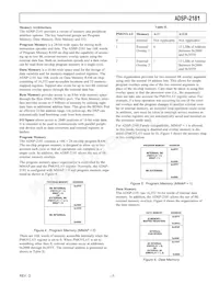 ADSP-2181KSTZ-160 Datasheet Pagina 7