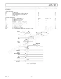 ADSP-2181KSTZ-160數據表 頁面 19