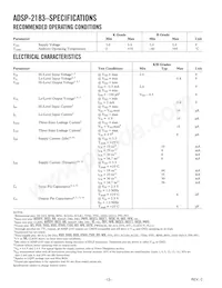 ADSP-2183KCAZ-210 Datenblatt Seite 12