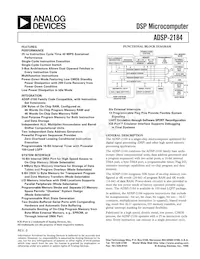 ADSP-2184BSTZ-160 Datenblatt Cover