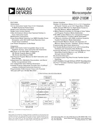 ADSP-2185MKCAZ-300 Datasheet Copertura