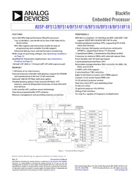 ADSP-BF518BSWZ4F16 Datasheet Cover