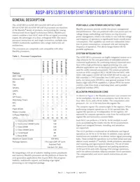 ADSP-BF518BSWZ4F16 Datasheet Pagina 3