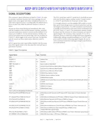 ADSP-BF518BSWZ4F16 Datasheet Pagina 19